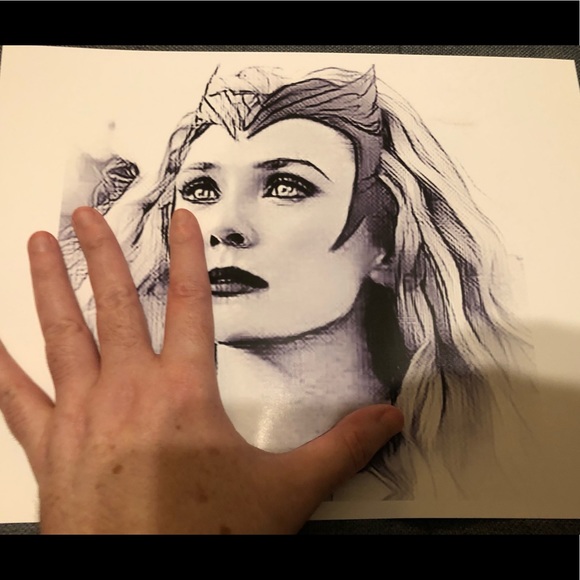 SCARLET WITCH ART PRINT - Picture 1 of 2
